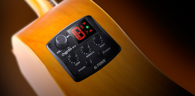 Ozvučena akustična gitara Flight D-200 CEQ SB - dodatni pogled