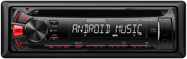 Kenwood Auto radio CD/MP3 Player KDC-164UR - dodatni pogled