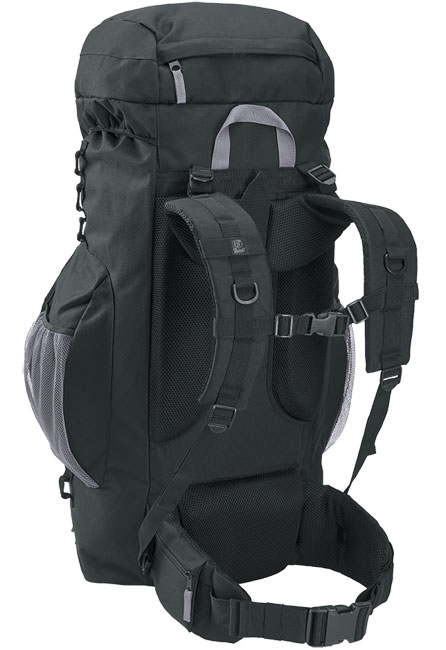 Planinarski ranac Brandit Aviator sa ojačanjima 100 litara crni BR 8018 01 - dodatni pogled