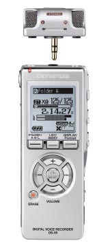 Olympus DS-55 - digitalni diktafon - 1 GB - dodatni pogled