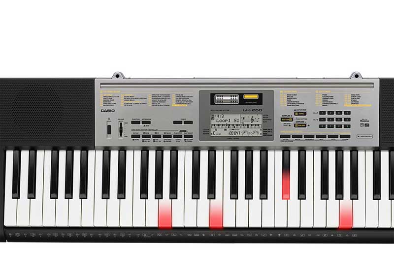 Casio Klavijatura sa svetlećim dirkama LK-260 - dodatni pogled