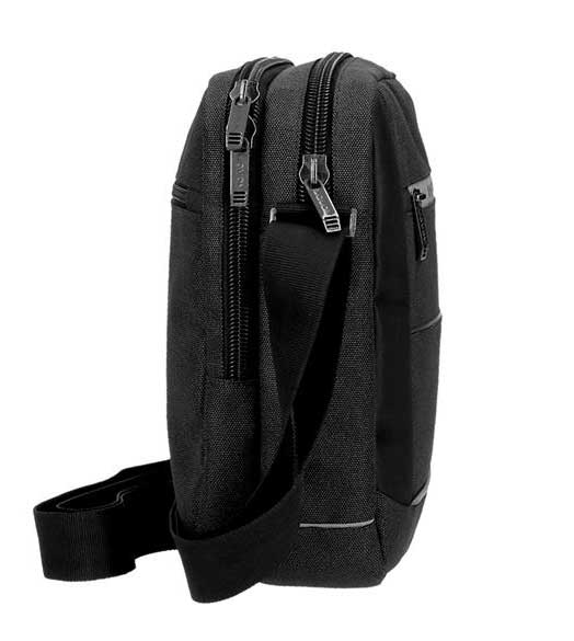 Movom Muška torbica 27cm sa dve pregrade Trimmed black 51757 - dodatni pogled