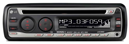 LG FM / CD / MP3 / WMA auto player - dodatni pogled