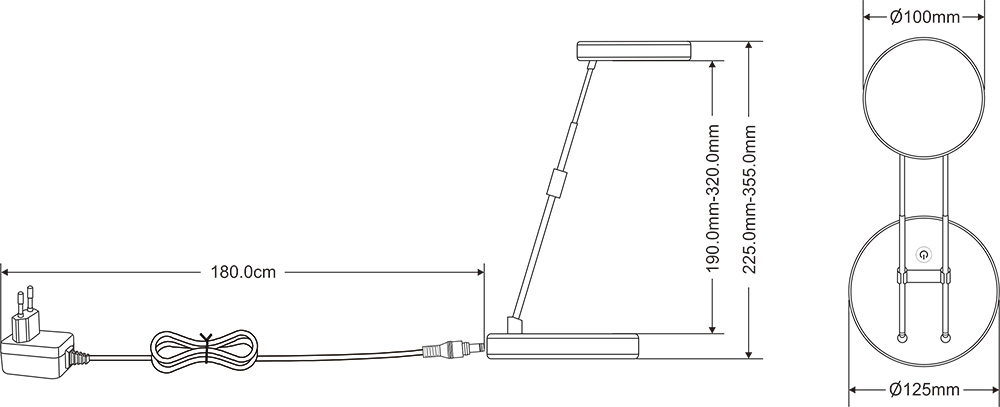 Stona LED lampa Globo Eloen 58390 - dodatni pogled