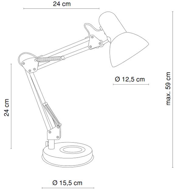 Stona lampa Globo Famous 24880 - dodatni pogled