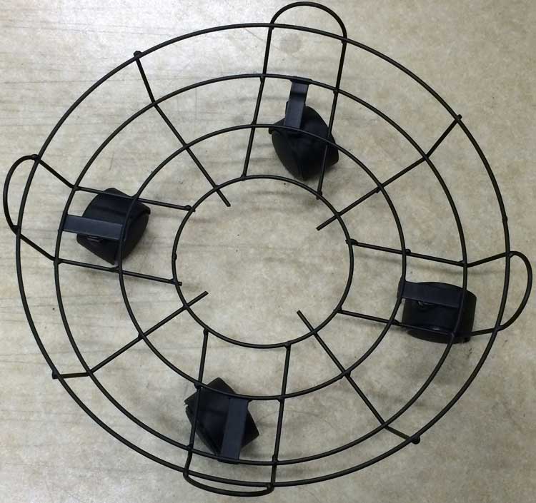 Postolje za saksije sa četiri točkića - dodatni pogled