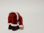 Deda mraz koji vežba 30 cm - dodatni pogled