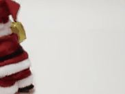 Deda Mraz koji šeta u krug visine 30cm - dodatni pogled