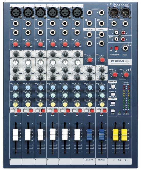 Mikseta Soundcraft EPM6 - dodatni pogled