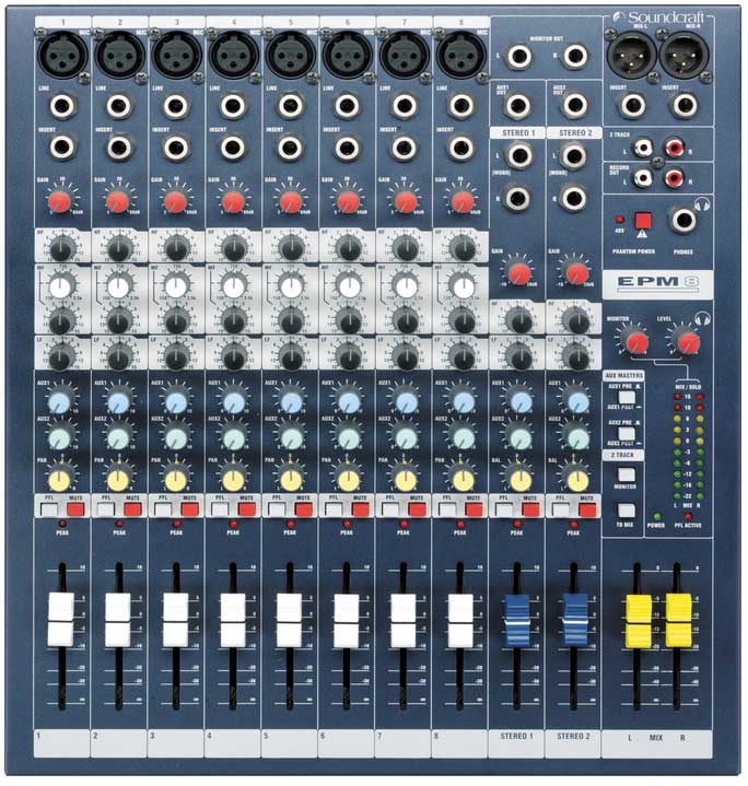 Mikseta Soundcraft EPM8 - dodatni pogled