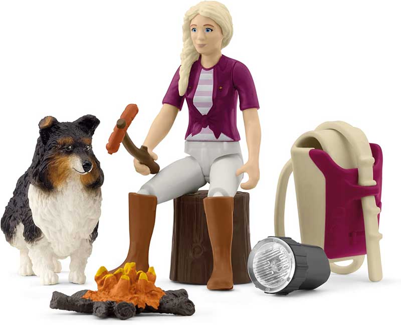 Schleich® Figurice HORSE CLUB Roštilj u prirodi sa psom 42749 - dodatni pogled