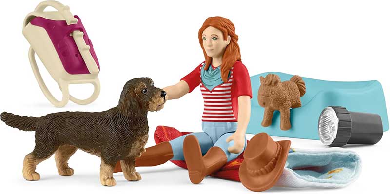 Schleich® Figurice HORSE CLUB U gostima sa psom 42748 - dodatni pogled