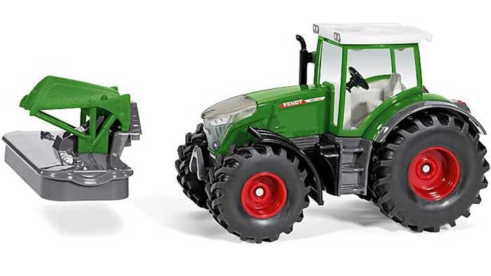 SIKU Igračka Traktor Fendt 942 Vario sa priključnom prednjom kosilicom 2000S - dodatni pogled