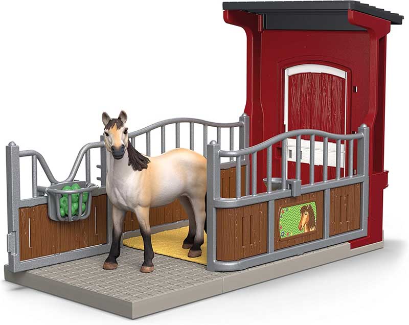 Schleich® Figurice Konji - Mustang kobila u boksu za konja 42724 - dodatni pogled