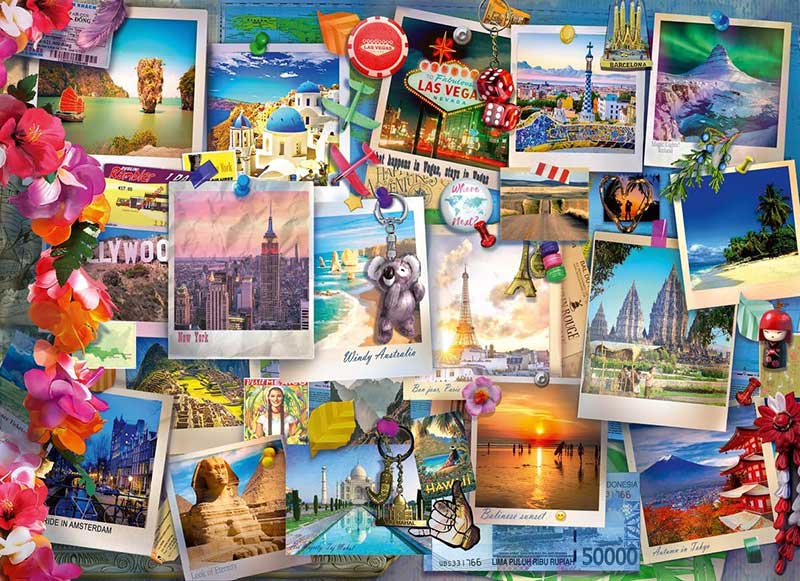 Puzzle slagalica 500 delova Razglednice Ravensburger 12001489 - dodatni pogled