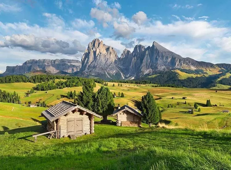 Puzzle slagalica 500 delova Alpe di Siusi Dolomiti Italija Ravensburger 12001383