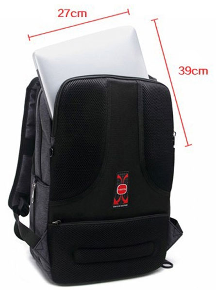 Ranac za laptop 17 inča Tigernu T-B3175 plavi - dodatni pogled