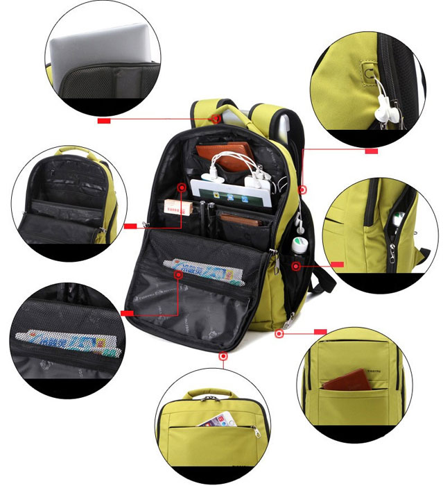 Ranac za laptop 17 inča Tigernu T-B3152 - dodatni pogled