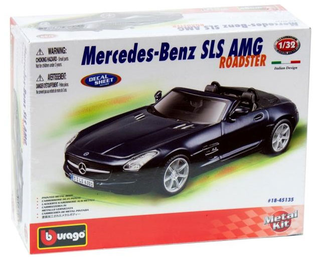 Bburago Kit Set za sklapanje automobila Mercedes Benz SLS BU45135 - dodatni pogled