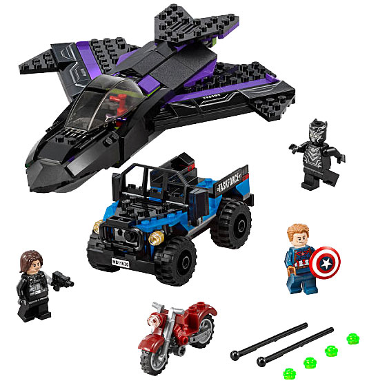 LEGO® Super Heroes Kocke Potera za Crnim Panterom LE76047 - dodatni pogled