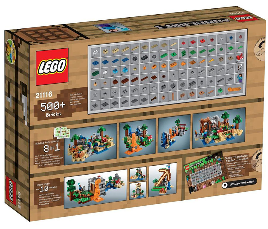 LEGO® Kocke Minecraft Crafting Box LE21116 - dodatni pogled