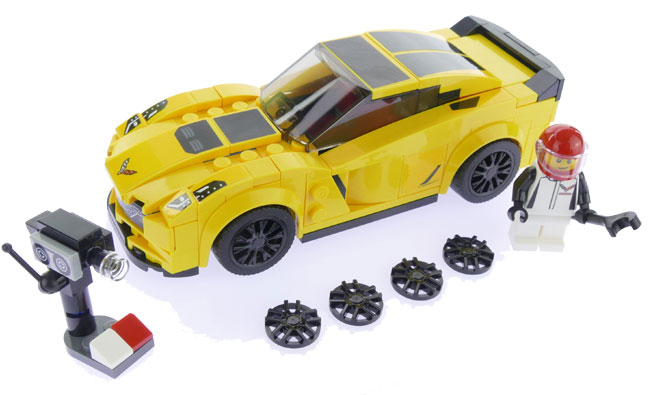 LEGO® Speed Champions Kocke Automobil Chevrolet Corvette Z06 LE75870 - dodatni pogled