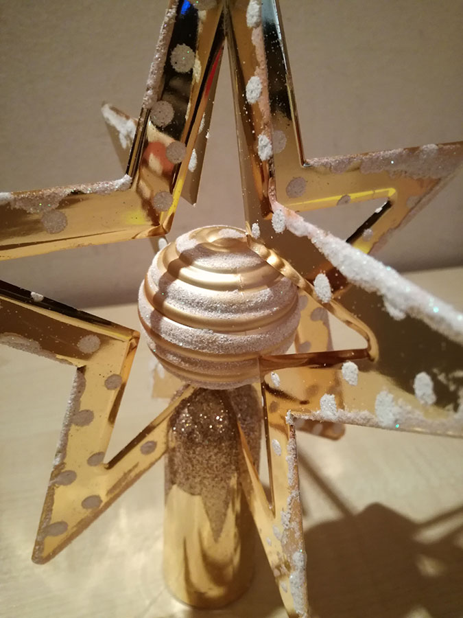 Najlepši Vrh Za Jelku Zvezda 3D - dodatni pogled