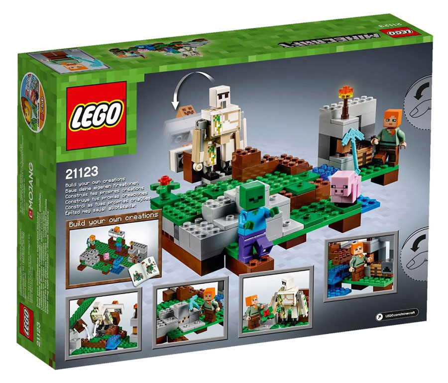 LEGO® Kockice Minecraft The Iron Golem LE21123 - dodatni pogled