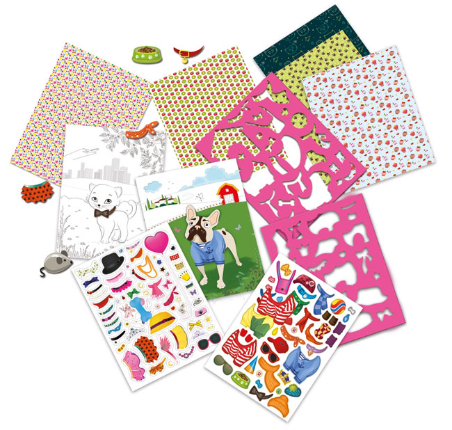 Clementoni Crazy Chic Kreativni blok Životinje CL15763 - dodatni pogled