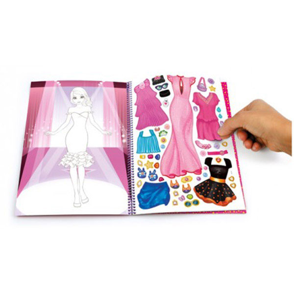 Clementoni Crazy Chic Kreativni blok sa stikerima Alta Moda CL15987 - dodatni pogled