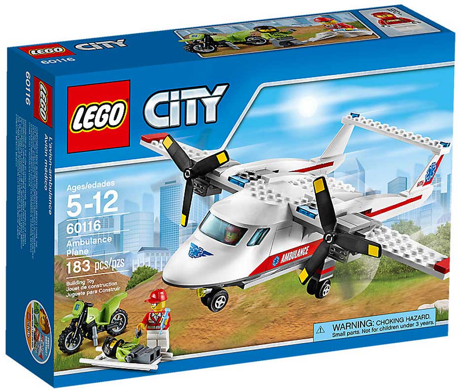 LEGO® City kockice Moćna vozila - Ambulantni avion LE60116 - dodatni pogled