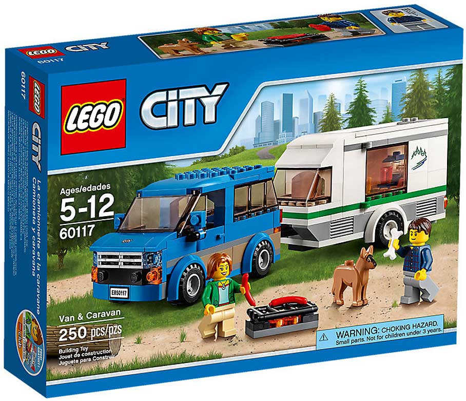 LEGO® City kockice Moćna vozila - Kombi s kamp prikolicom 60117 - dodatni pogled