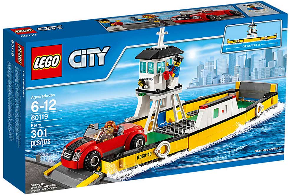 LEGO® City kockice Moćna vozila - Trajekt 60119 - dodatni pogled