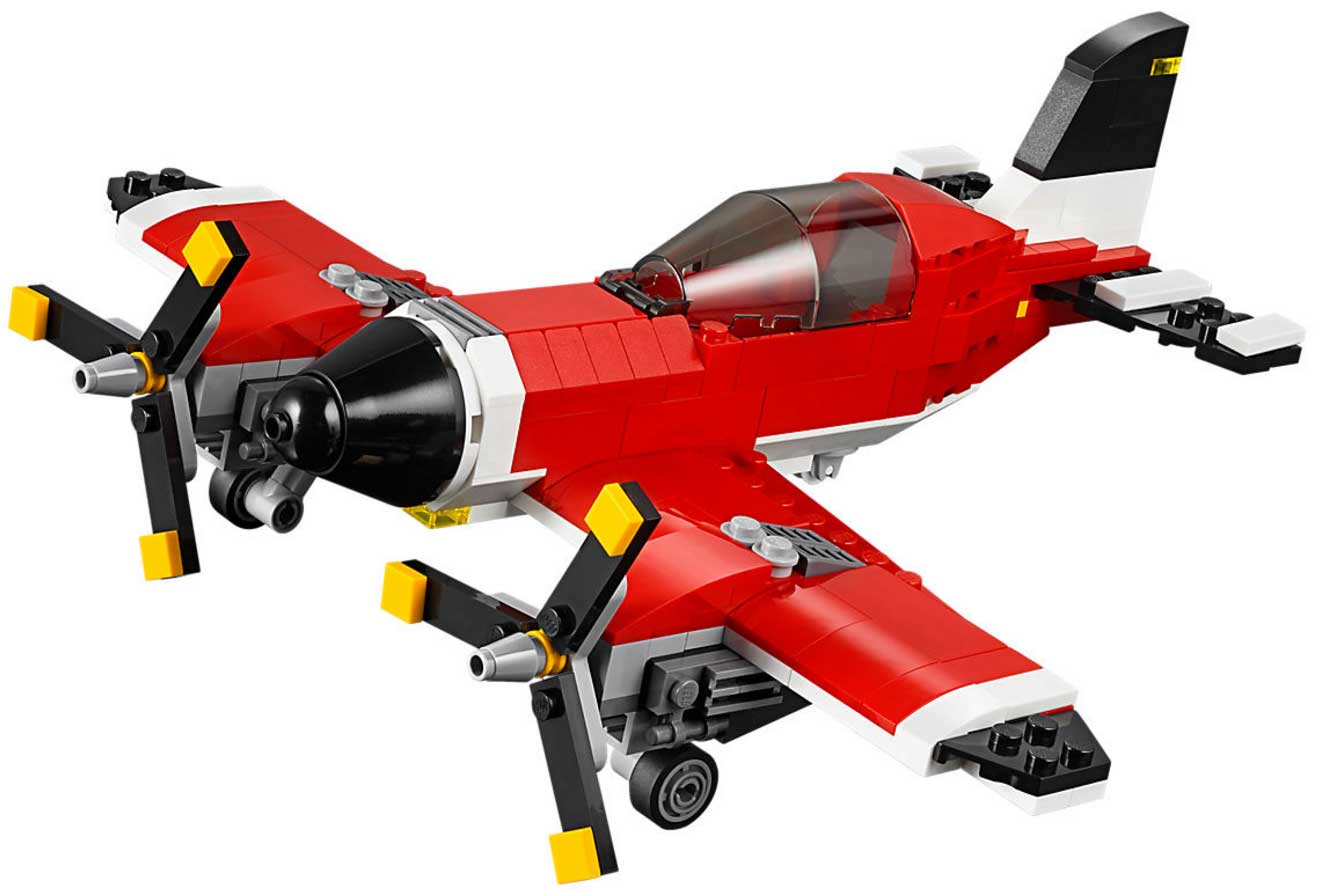 LEGO® Creator Kockice 3u1 Avion s propelerima LE31047 - dodatni pogled