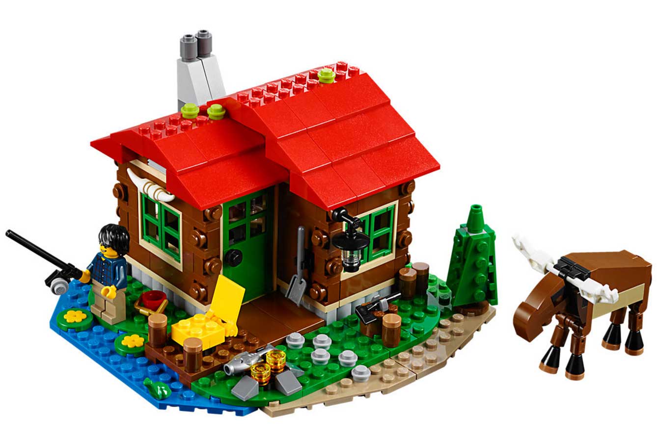 LEGO® Creator Kocke 3u1 Brvnara pored jezera LE31048 - dodatni pogled