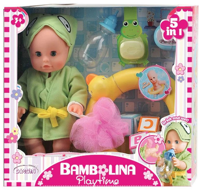 Beba Bambolina Dimian sa dodacima za kupanje DI1407 - dodatni pogled