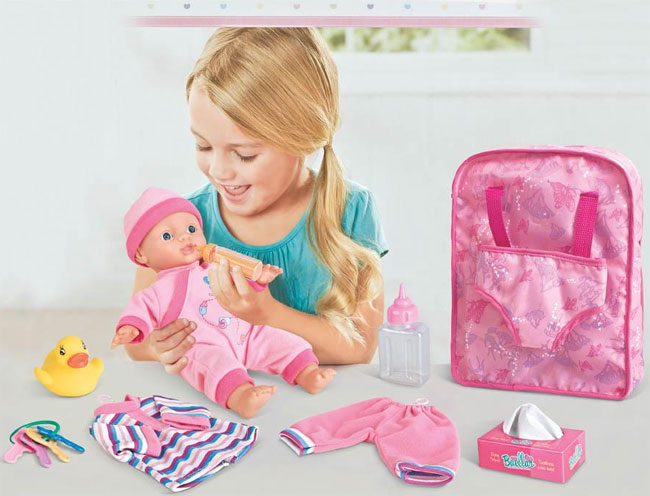 Beba Bambolina Dimian sa nosiljkom i dodacima DI1408 - dodatni pogled