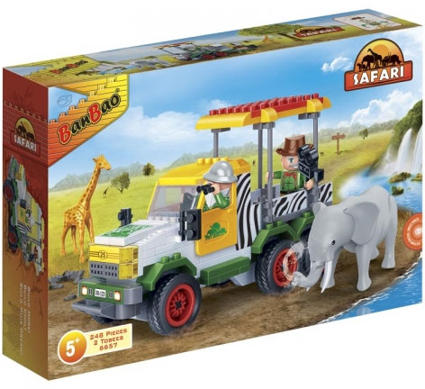 BanBao kocke Safari vozilo 6657 - dodatni pogled