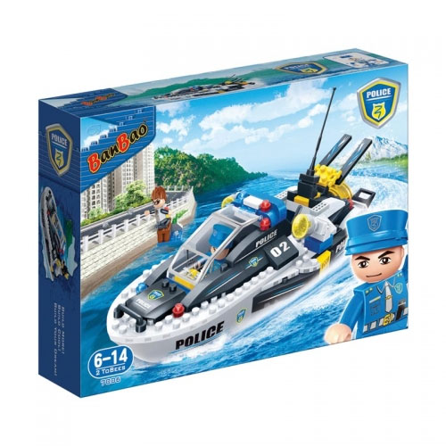 BanBao kocke Policijski gliser 7006 - dodatni pogled