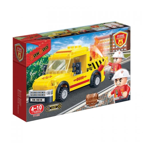 BanBao kocke Vatrogasno vozilo 7108 - dodatni pogled