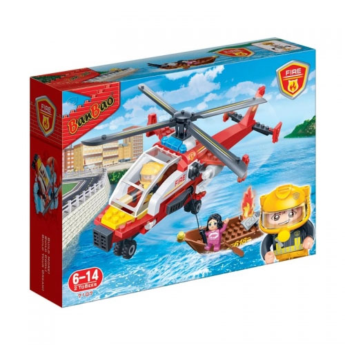 BanBao kocke Vatrogasni helikopter 7107 - dodatni pogled