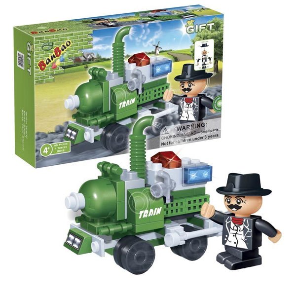 BanBao kocke Parna lokomotiva 8042 - dodatni pogled