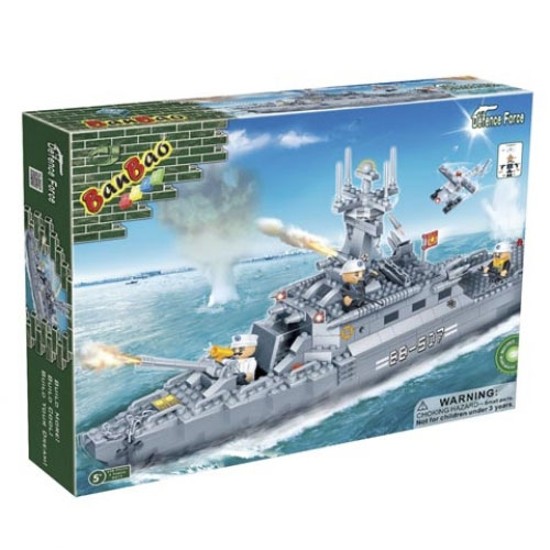 BanBao kocke Vojni brod 8415 - dodatni pogled