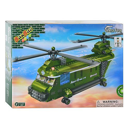 BanBao kocke Vojni borbeni helikopter 8852 - dodatni pogled