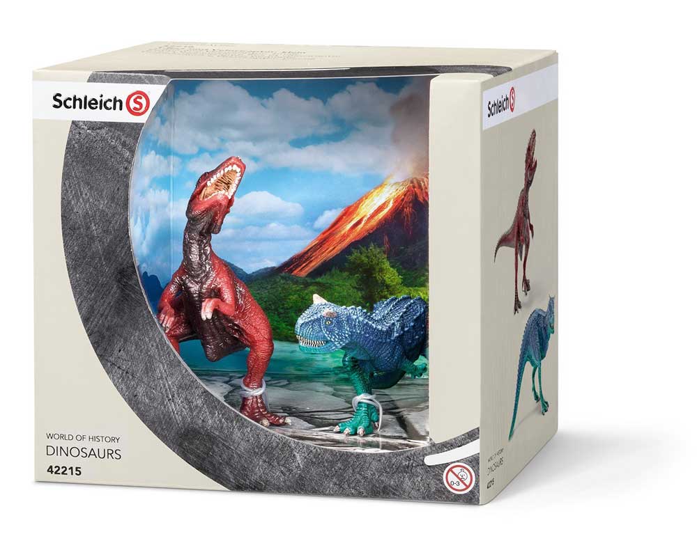 Schleich Figurice Dinosaurusi - Carnotaurus i Giganotosaurus, mali 42215 - dodatni pogled