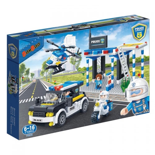 BanBao Kocke Policijska stanica 7002B - dodatni pogled