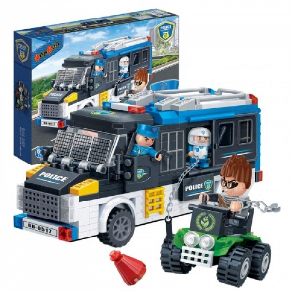 BanBao Kocke Policijsko vozilo 7003B - dodatni pogled