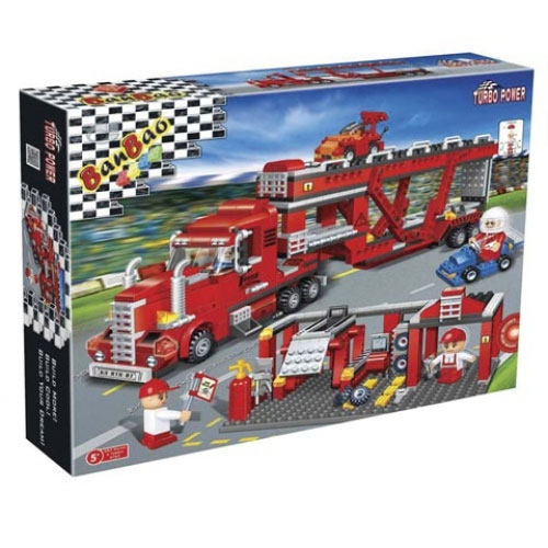 BanBao Kocke Kamion za transport automobila 8762 - dodatni pogled