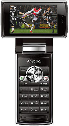 Mobilni telefon DualSIM Anycool V868 sa tv i fm prijemnikom i obrtnim ekranom - dodatni pogled