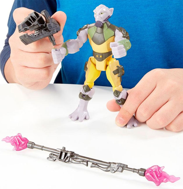 Star Wars DeLuxe Figura Super Hero Mashers B3666 Garazeb Orrelios - dodatni pogled